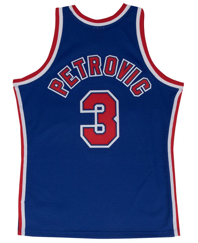 Mitchell & Ness Men's Drazen Petrovic New Jersey Nets Hardwood Classic Swingman Jersey