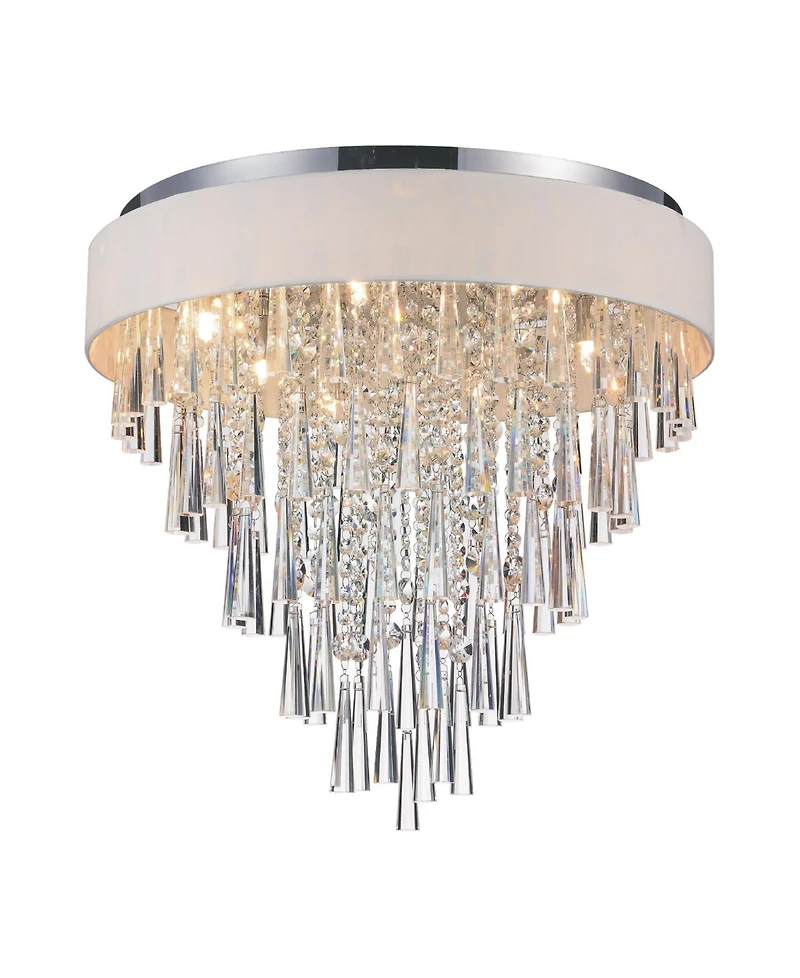 Cwi Lighting Franca 8 Light Flush Mount