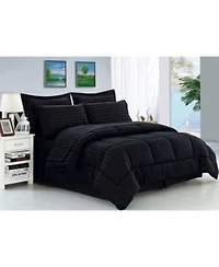 Elegant Comfort Dobby Stripe 8 Pc. Comforter Sets