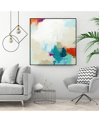 Giant Art 20" x 20" Atmospheric Iv Art Block Framed Canvas
