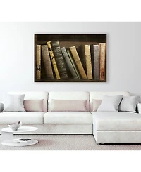 Giant Art 14" x 11" Vintage Like Book Collection Ii Museum Mounted Canvas Print