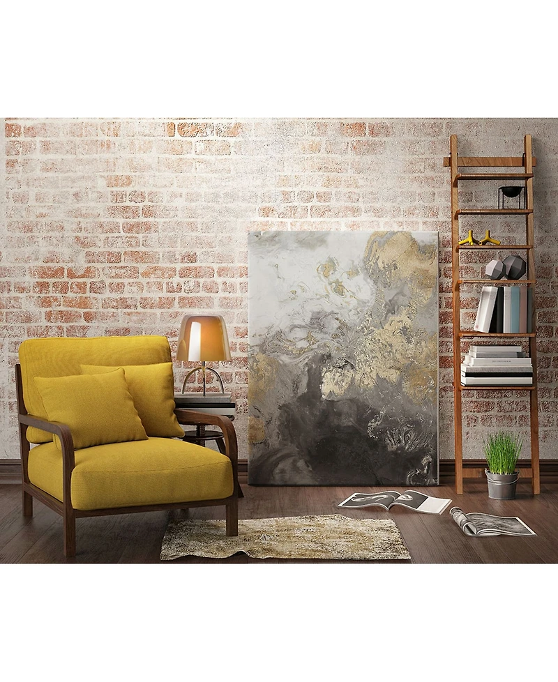 Giant Art 24" x 18" Ocean Splash Ii Version Museum Mounted Canvas Print
