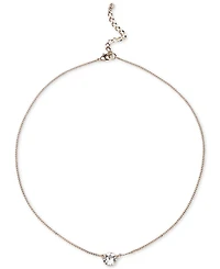 Givenchy, Crystal Pendant Necklace, 16" + 2" Extender