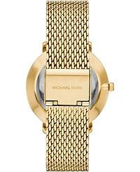 Michael Kors Women's Pyper Gold-Tone Stainless Steel Mesh Bracelet Watch 38mm