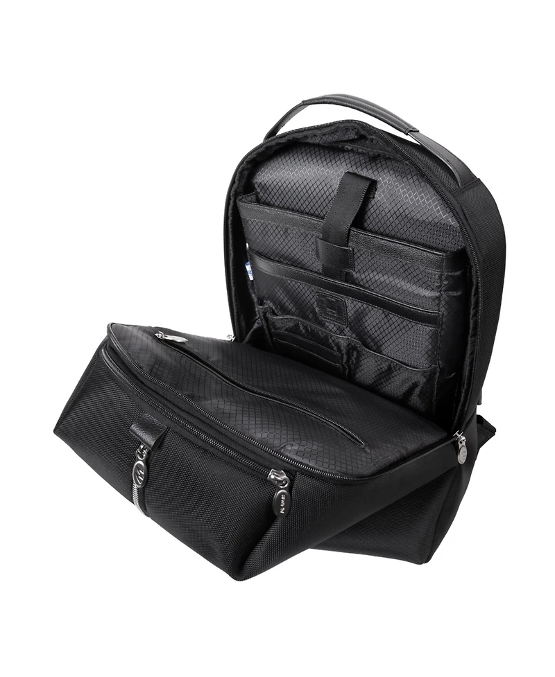 Mcklein South Shore 17" Nylon Laptop Tablet Overnight Backpack