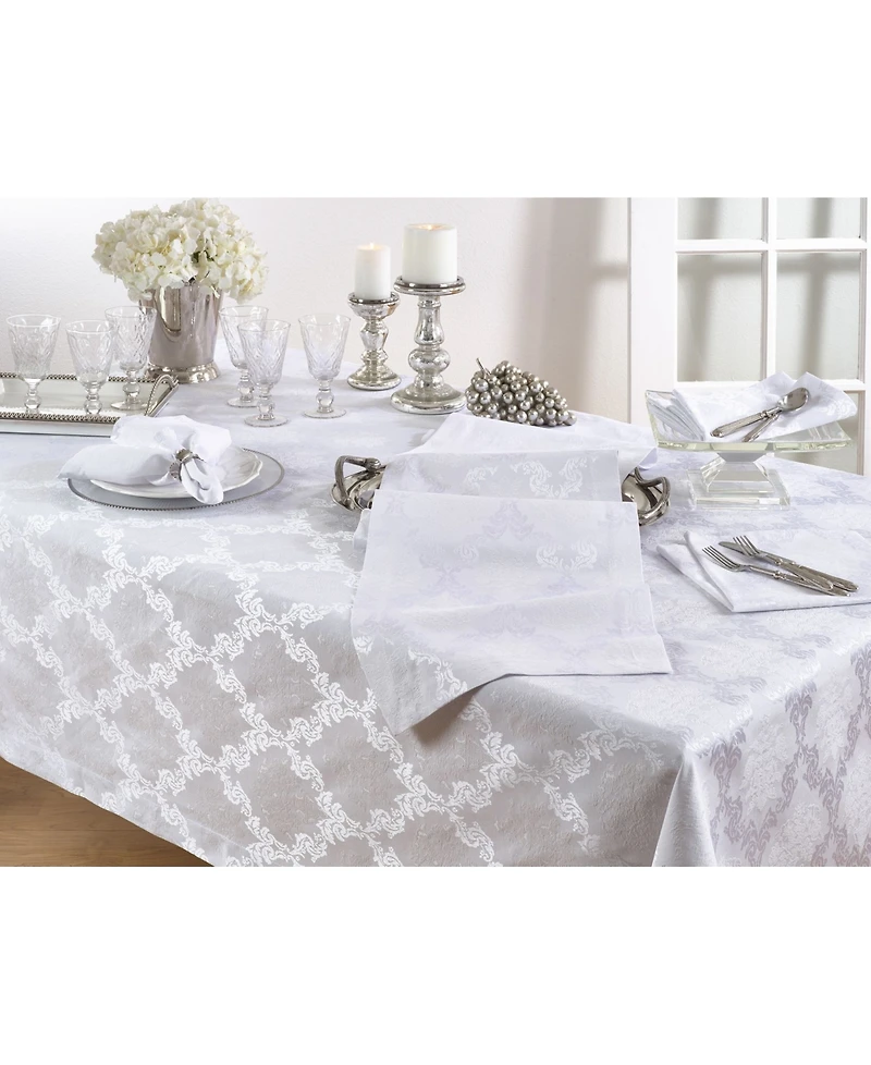 Saro Lifestyle Damask Luxury Table Runner