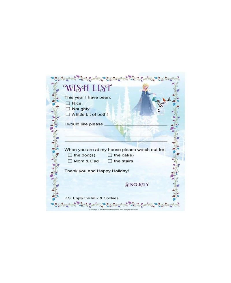 Disney Olaf's Frozen Adventure - A Holiday Traditions Activity Kit