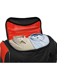 Travelers Club 22" Multi-Pocket Rolling Duffle