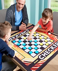 Franklin Sports Checkers and Four-in-a-Row Mat