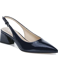 Franco Sarto Women's Racer Pointed Toe Block Heel Slingback Pumps