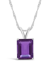 Blue Topaz (3 ct. t.w.) Pendant Necklace Sterling Silver. Also Available Amethyst and Citrine