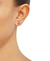 2-Pc. Set Blue Topaz Heart Pendant Necklace & Matching Stud Earrings (2-3/4 ct. t.w.) 10k Gold (Also Citrine Peridot)