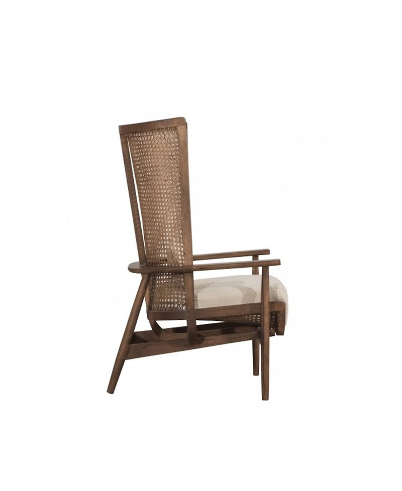 Union Home Accent Chair with Handwoven Cane