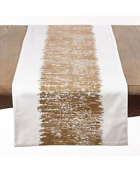 Saro Lifestyle Banded Design Runner 72-Inch