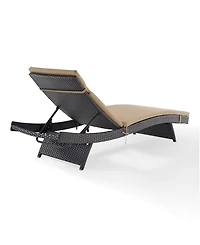Crosley Biscayne Chaise Lounge With Cushion