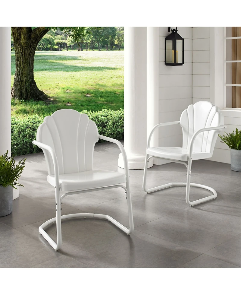 Crosley Tulip Retro Metal Chair