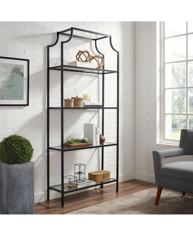 Crosley Aimee Glass Etagere