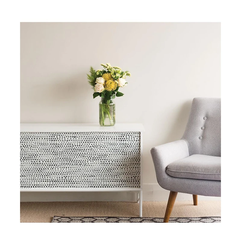 Tempaper Moire Dots Peel and Stick Wallpaper
