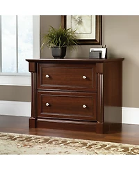 Sauder Palladia File Cabinet, Select Cherry finish