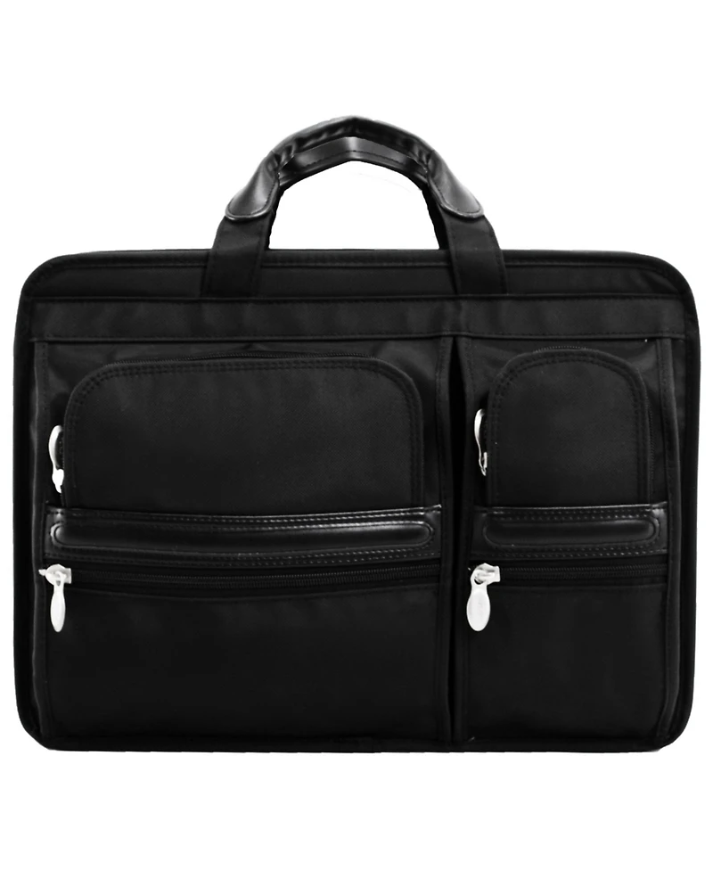 McKlein Hubbard, 15" Double Compartment Laptop Briefcase