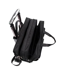 McKlein Clinton, 17" Patented Detachable -Wheeled Laptop Briefcase
