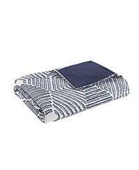 Ink+Ivy Ellipse Jacquard Cotton 3-Pc. Duvet Cover Set