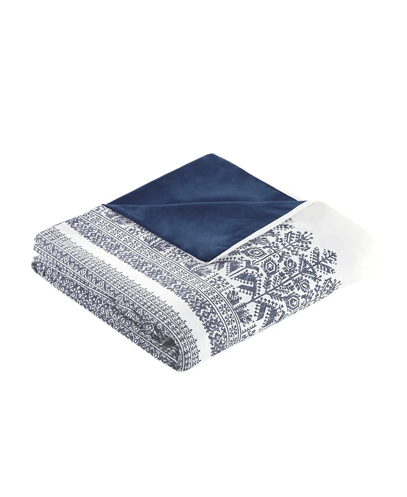 Ink+Ivy Mila Chenille 3-Pc. Duvet Cover Set, Full/Queen