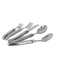 French Home Laguiole 20 Piece Stainless Steel Flatware Set, Service for 4