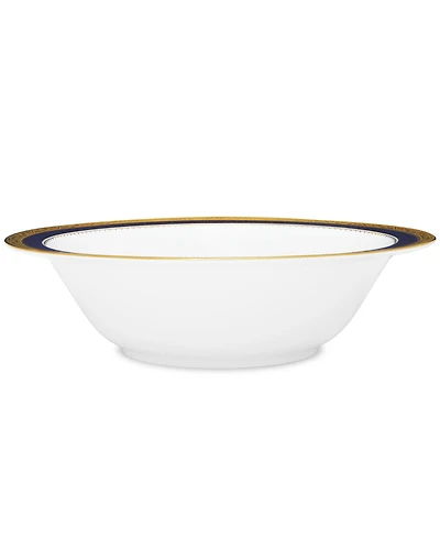 Noritake Odessa Cobalt Gold Round Vegetable Bowl, 32 Oz.
