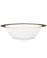 Noritake Odessa Cobalt Gold Round Vegetable Bowl, 32 Oz.