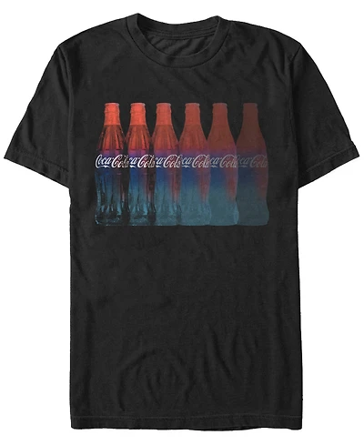 Fifth Sun Men's Bottle Repeating Fade Short Sleeve T- shirt