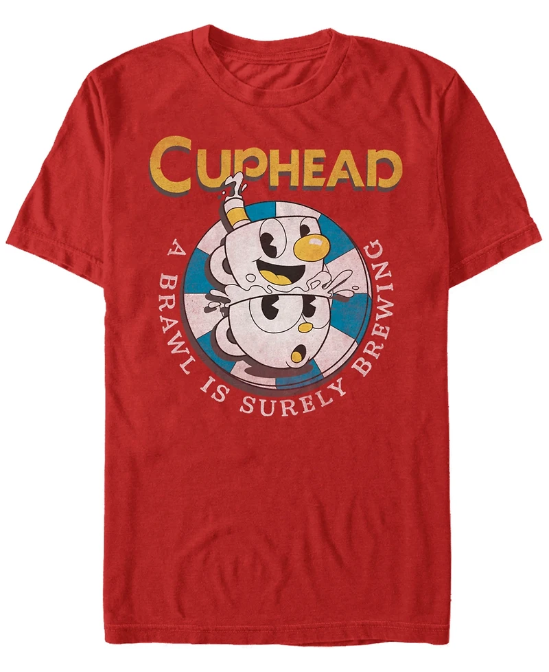 Fifth Sun Men's Mugman Poker Chip Brewing Brawl Short Sleeve T- shirt