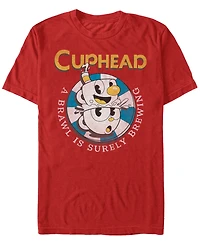 Fifth Sun Men's Mugman Poker Chip Brewing Brawl Short Sleeve T- shirt