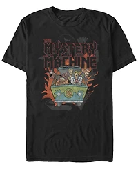 Fifth Sun Scooby-Doo Men's Metal Mystery Machine Short Sleeve T-Shirt
