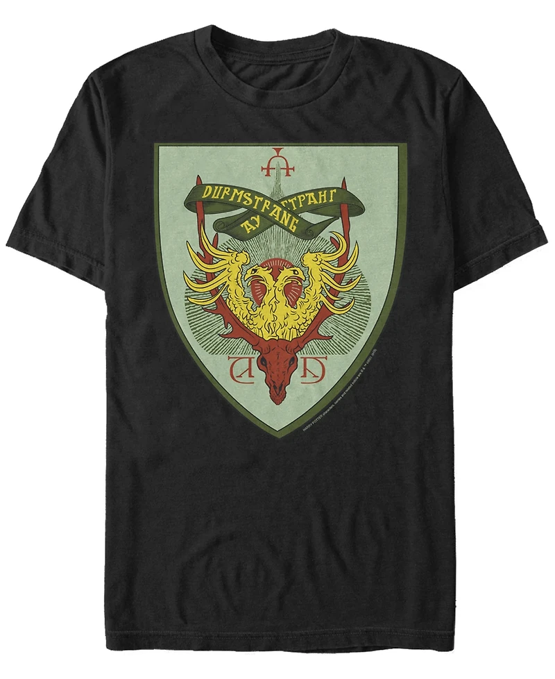 Fifth Sun Harry Potter Men's Durmstrang Crest Short Sleeve T-Shirt