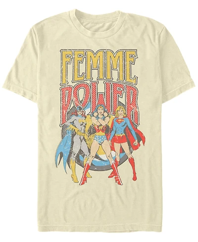 Fifth Sun Dc Men's Justice League Femme Power Short Sleeve T-Shirt