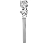 Diamond Pear-Cut Band (3/4 ct. t.w.) in 14k White Gold