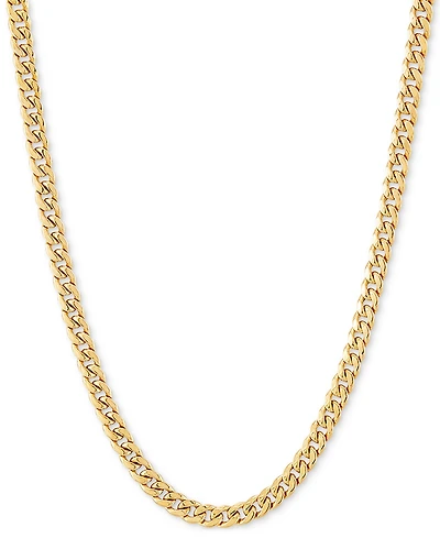 Lightweight Miami Cuban Link 18" Chain Necklace (3mm) in 14k Gold