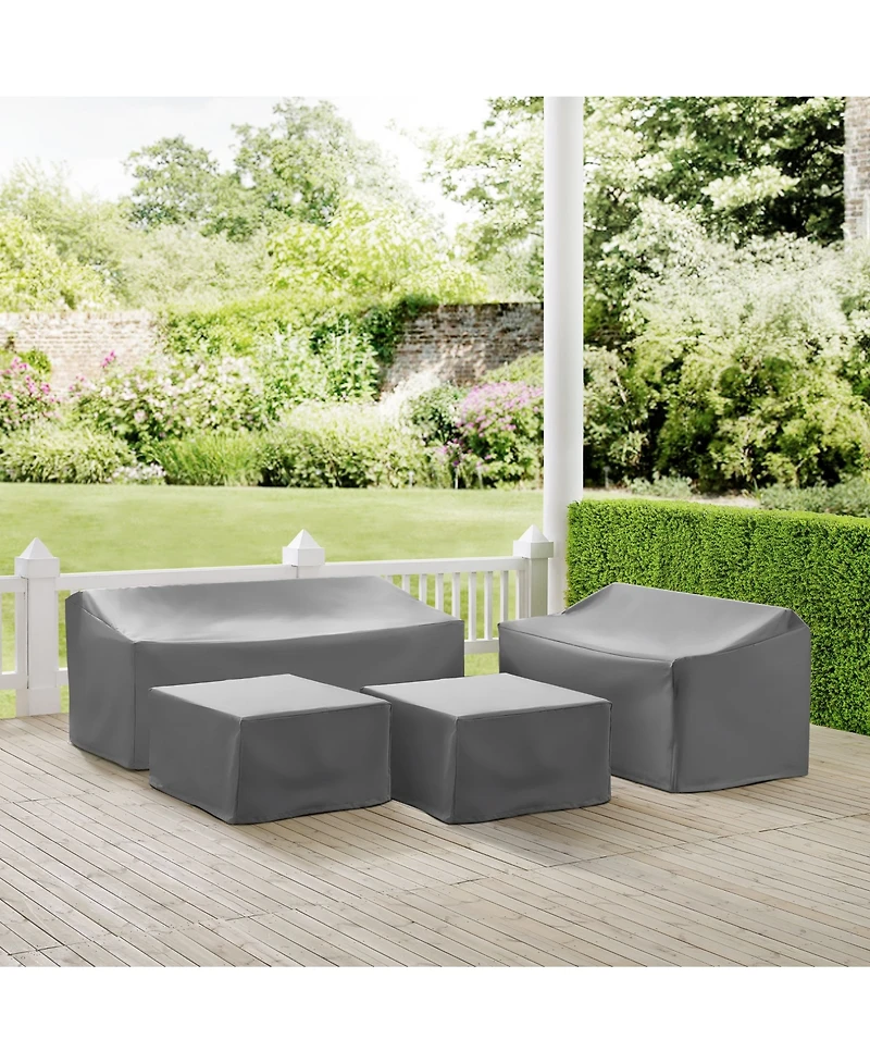 Crosley 4 Piece Sectional Cover Set