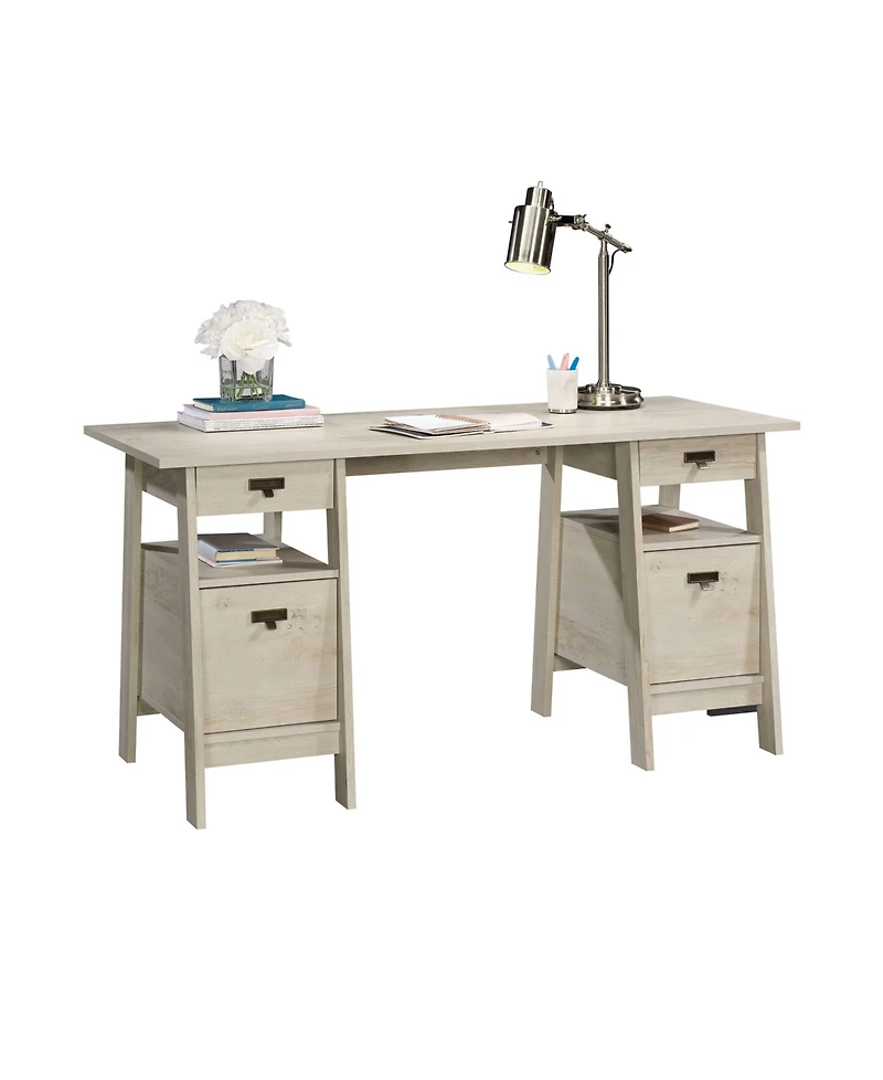 Sauder Trestle Executive Desk
