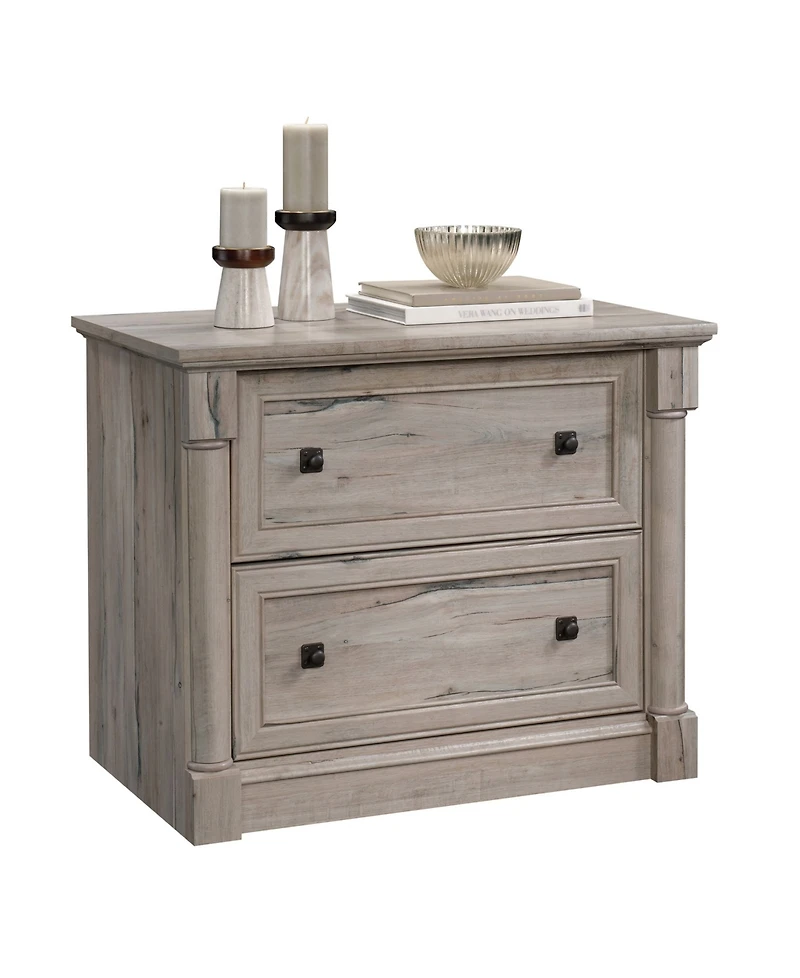 Sauder Palladia File Cabinet, Split Oak finish