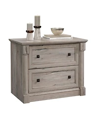 Sauder Palladia File Cabinet, Split Oak finish