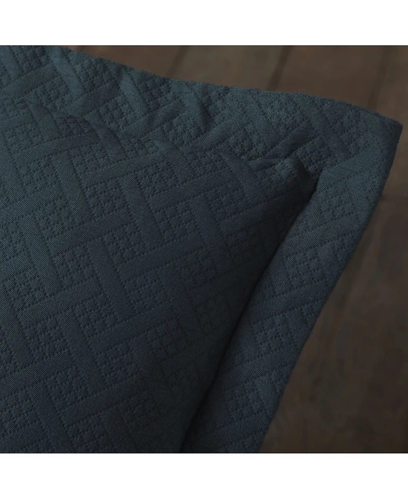 Closeout! Superior 100% Cotton Basketweave Matelasse All-Season 3-piece Coverlet Set