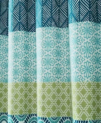 Lush Decor Bohemian Stripe Shower Curtain, 72" x