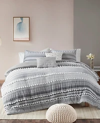 Urban Habitat Calum Jacquard 5-Pc. Duvet Cover Set, Full/Queen