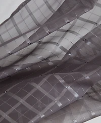 Rt Designers Collection Wanda Box Voile Light Filtering One Grommet Curtain Panel 54" x 90"