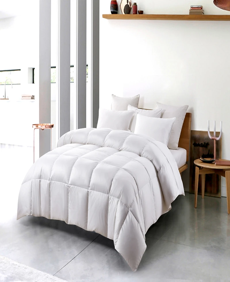 Serta White Down Fiber & Feather All Season Comforter