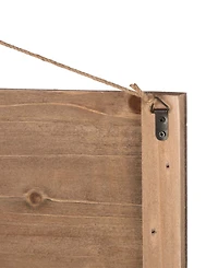 Glitzhome 41.93"L Wooden Patriotic National Flag Wall Decor