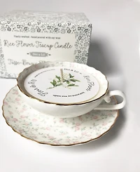 Dot & Lil Rice Flower Teacup Candle