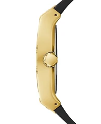 Guess Men's Black Silicone Flex Strap Watch 51mm